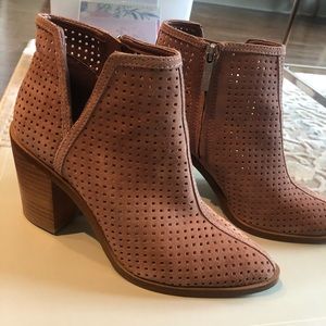 Blush  7M Booties. Like New. Amazing Condition.